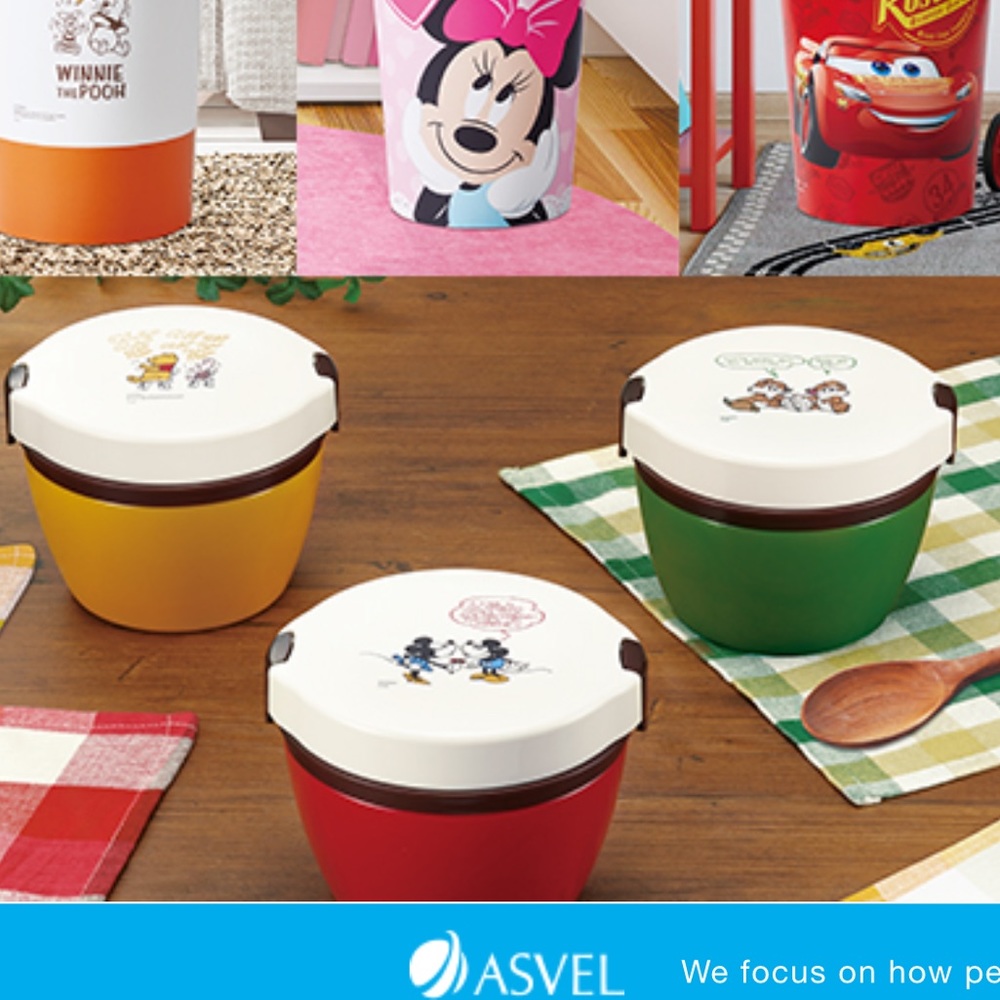 Disney Asvel Luntus Thermal lunch Bento box